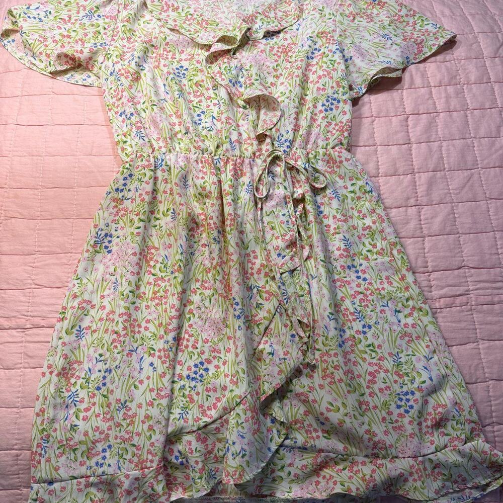 Fairycore Cottagecore Coquette Prairie Romantic Liberty Love Floral Dress Size M
